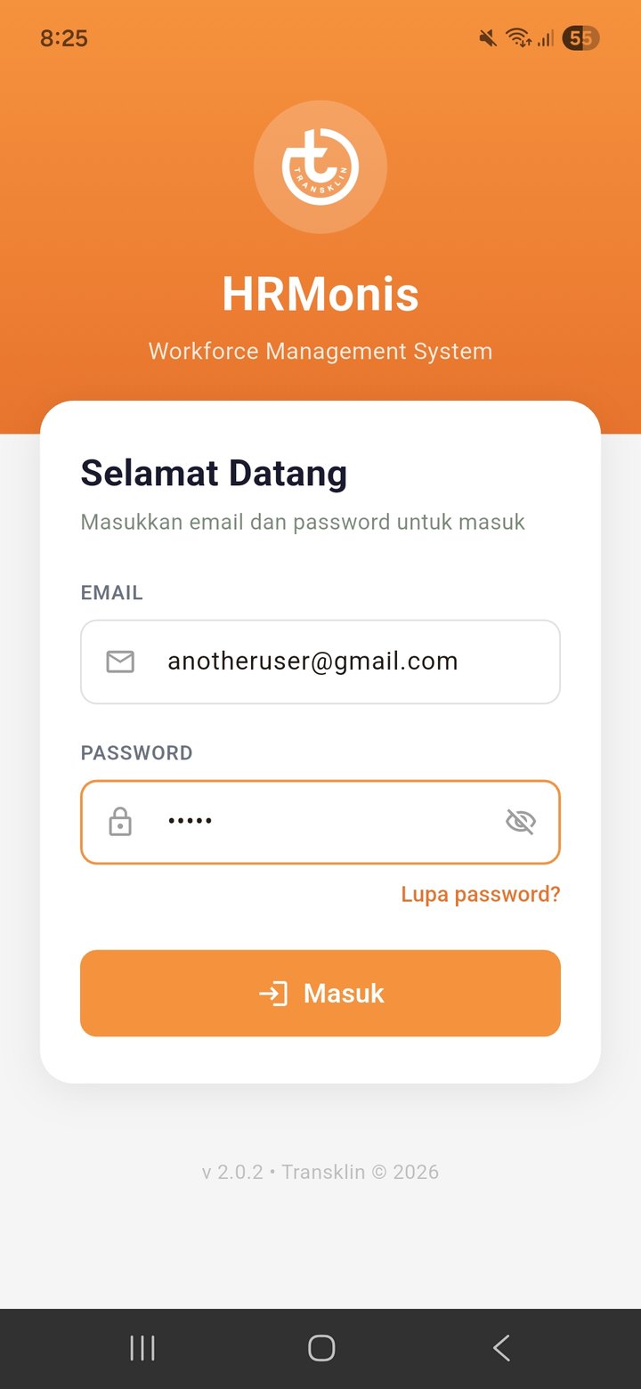 HRMonis mobile login